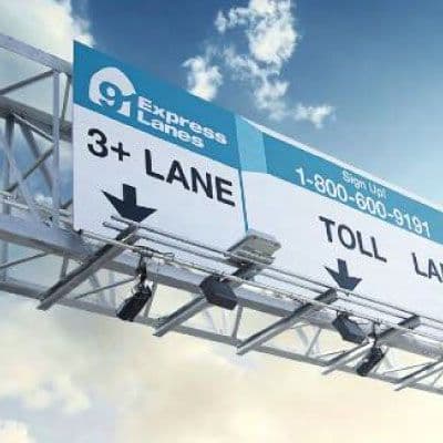 91 Express Lanes color logo