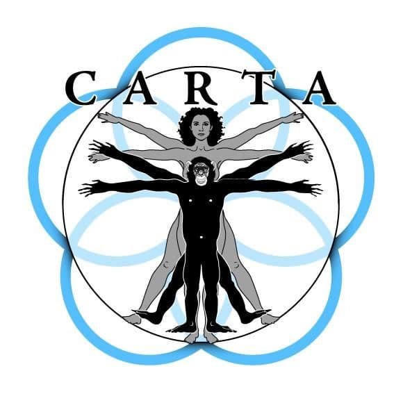 CARTA: Center for Academic Research and Training in Anthropogeny color logo