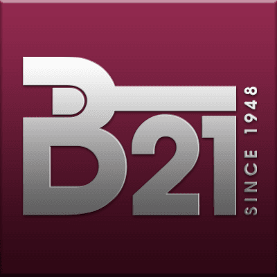 B-21 Fine Wine & Spirits color logo