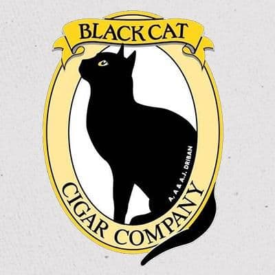 Black  Cat Cigars color logo