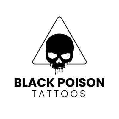 Black Poison Tattoos color logo
