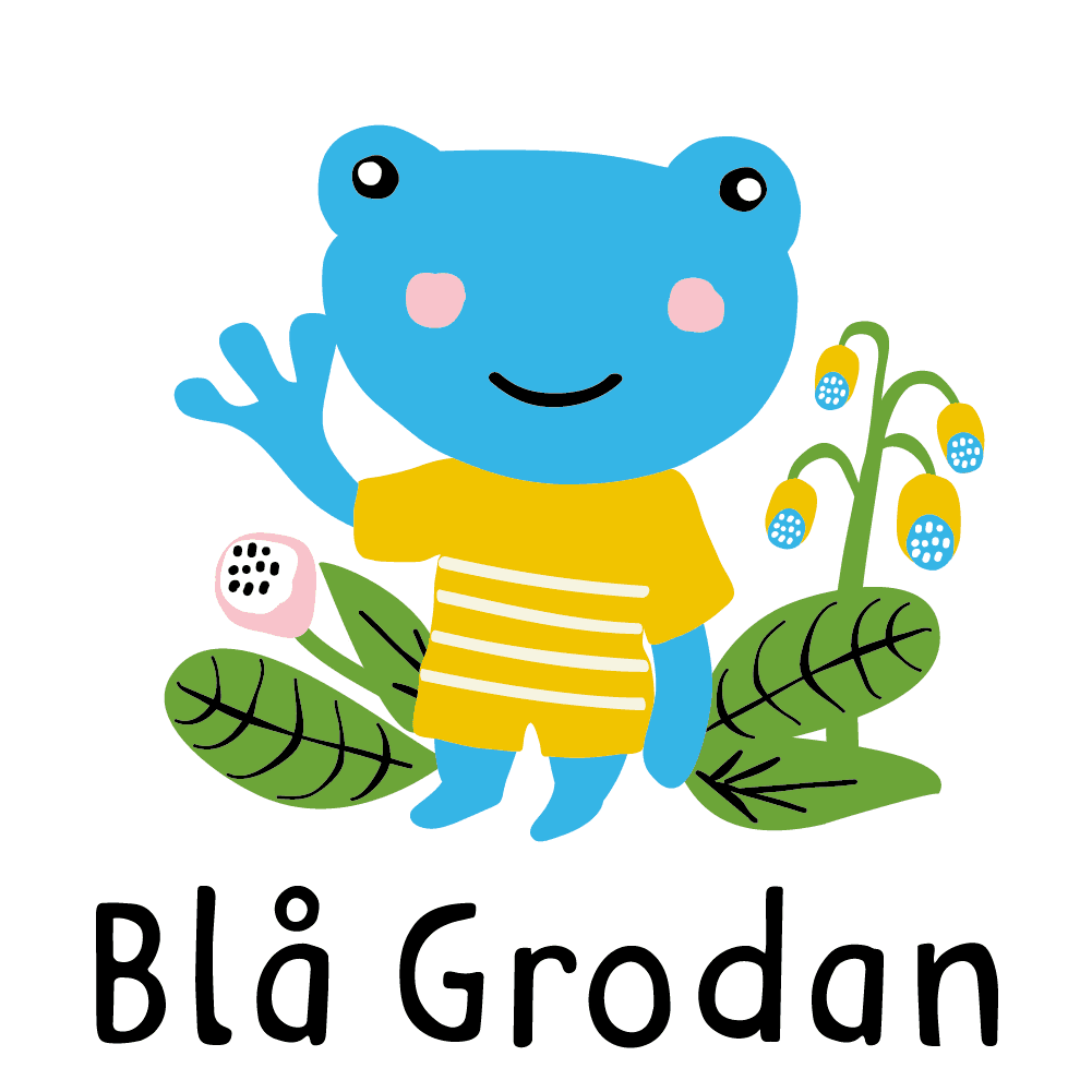 Föräldrakooperativet Blå Grodan color logo