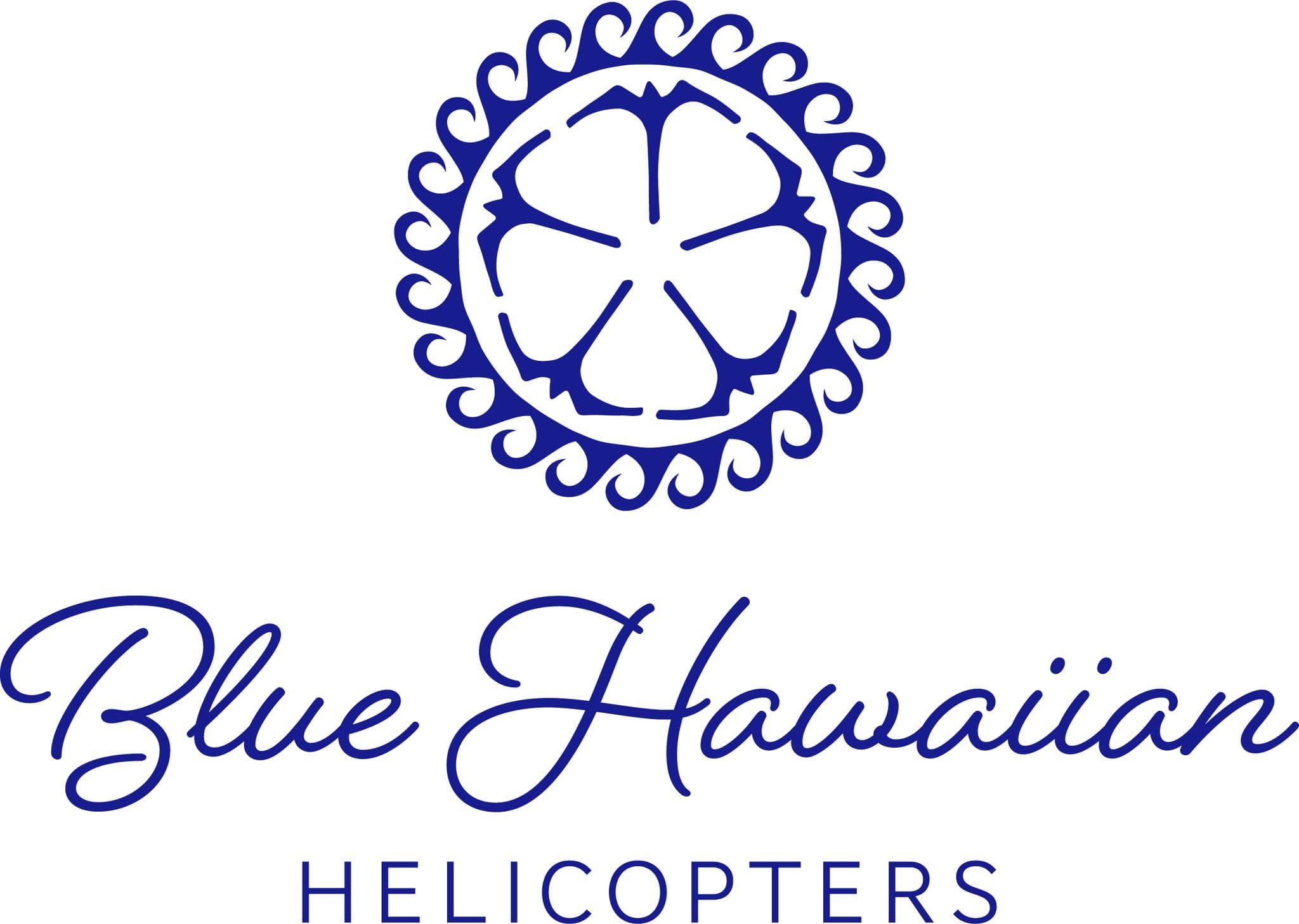 Blue Hawaiian Helicopters color logo