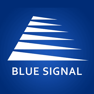 Blue Signal Search color logo