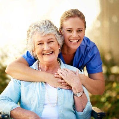 Caring Hands Home Health Services color logo