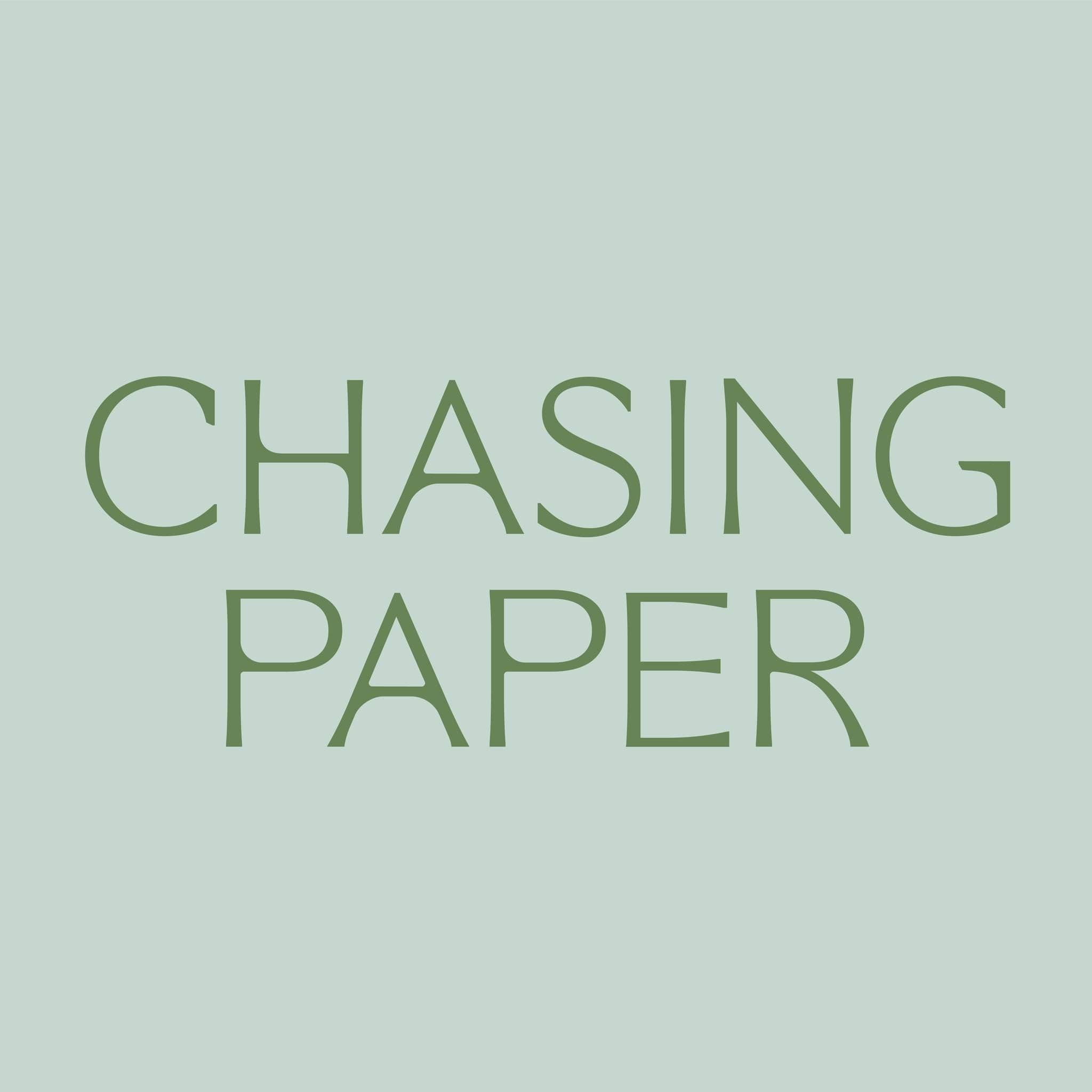 Chasing Paper color logo