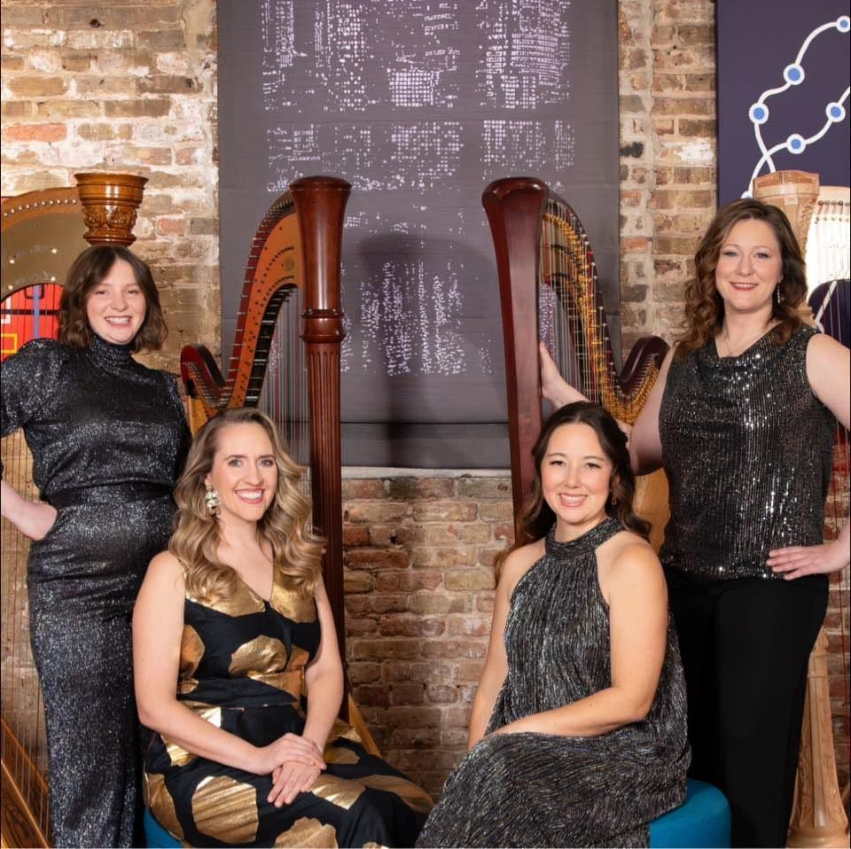 Chicago Harp Quartet- color logo