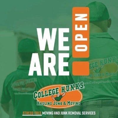 College HUNKS Hauling Junk & Moving color logo