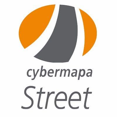 Cybermapa Street color logo