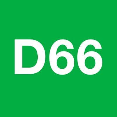 D66 color logo