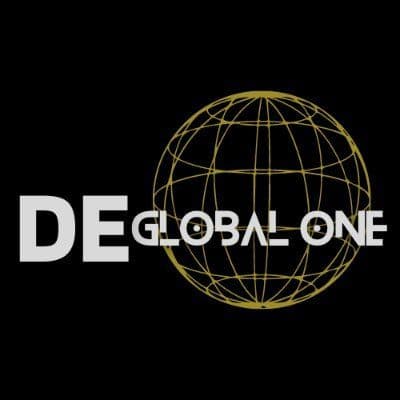 De Global One color logo