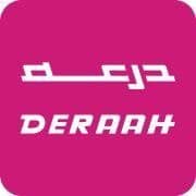 Deraah درعه color logo