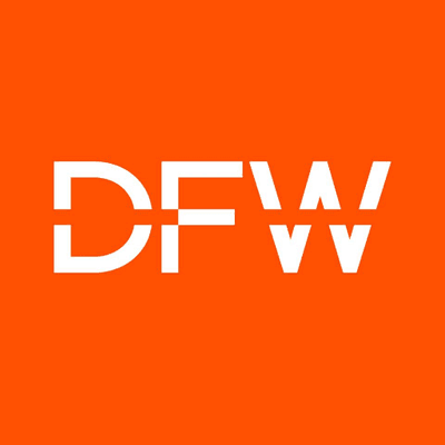 DFW International Airport color logo