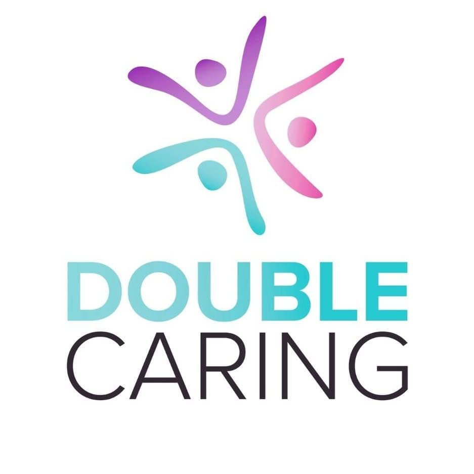 Double Caring color logo