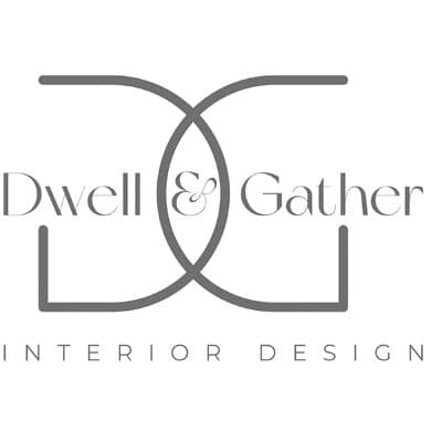 Dwell & Gather Interior Design color logo