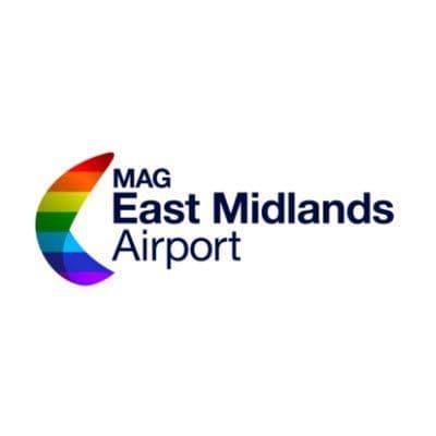 East Midlands Airport color logo