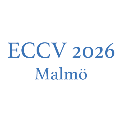European Conference on Computer Vision #ECCV2026 color logo