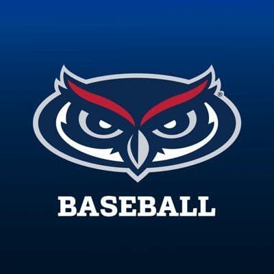 Florida Atlantic Baseball color logo