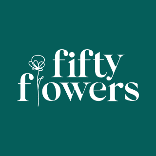 FiftyFlowers color logo