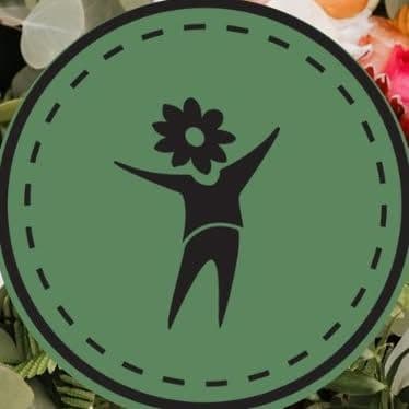 The Flowerman! color logo