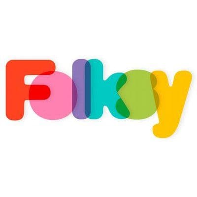 Folksy color logo