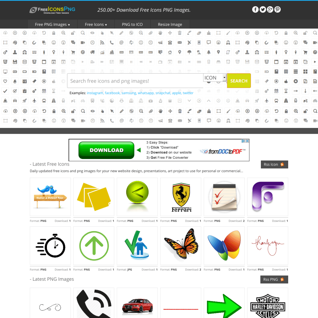 Free Icons Png color logo