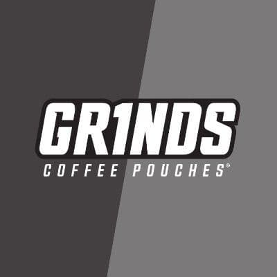 Grinds Coffee Pouches color logo