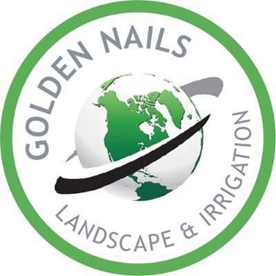Golden Nails Landscape & Irrigation color logo