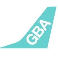 Greater Bay Airlines (GBA) color logo
