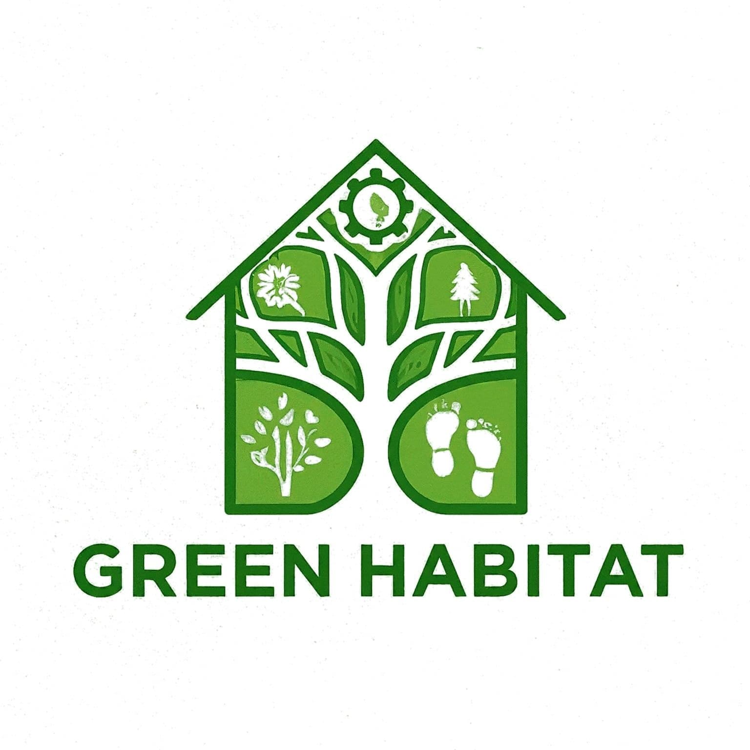 Green Habitat color logo