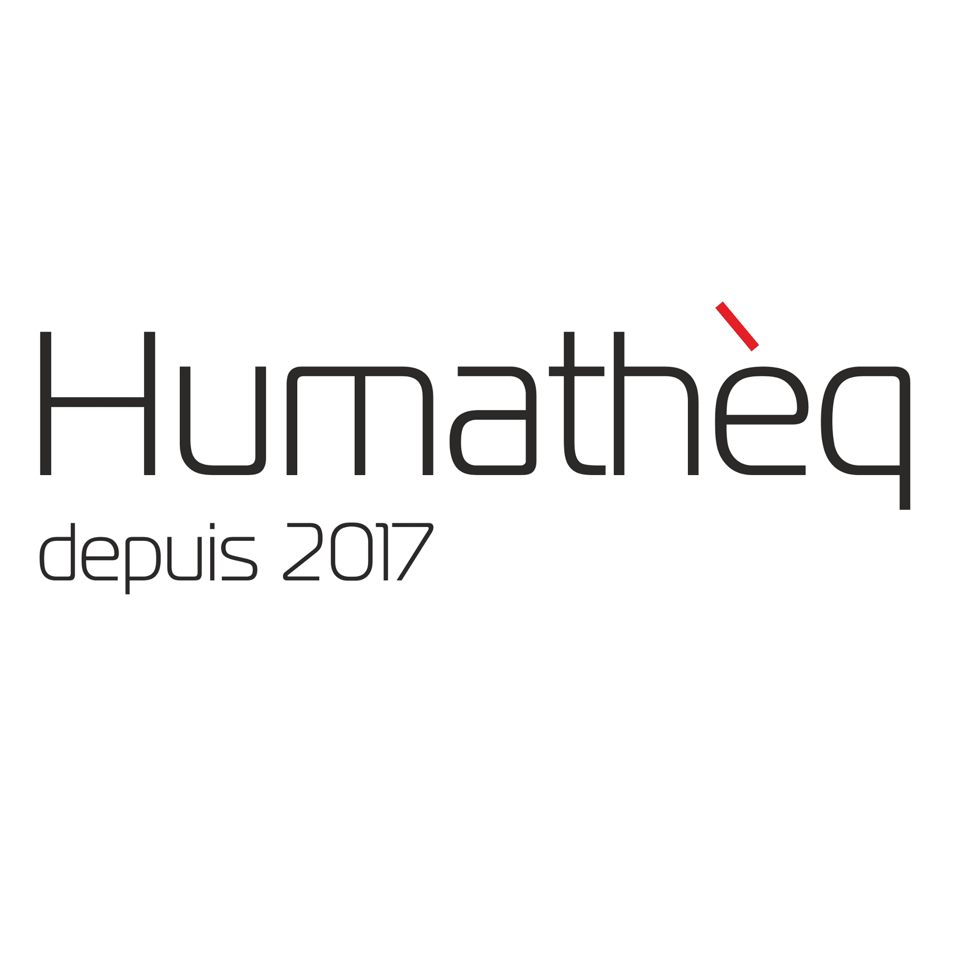 Humathèq color logo
