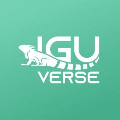 IguVerse 🦎 Public Beta Live color logo