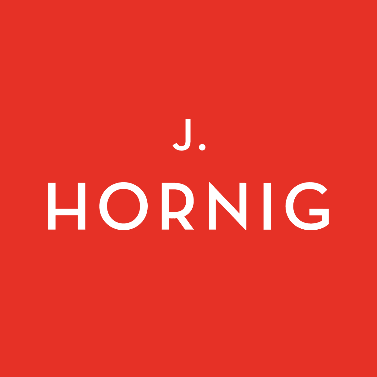 J Hornig color logo