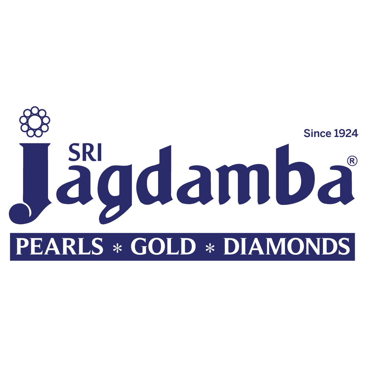 Jagdamba Pearls color logo