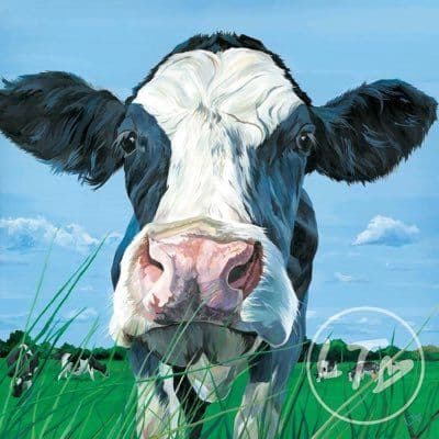 Lauren's Cows color logo