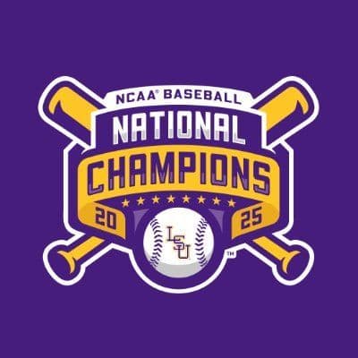 LSU Baseball color logo