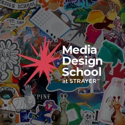 Media Design School at Strayer color logo