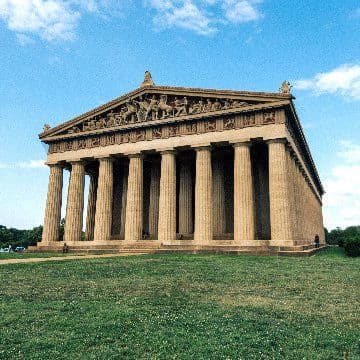 Nashville Parthenon color logo