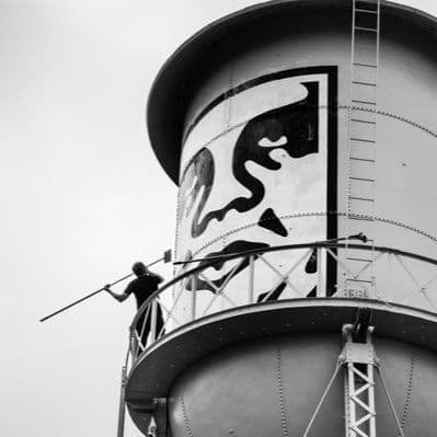 Shepard Fairey color logo
