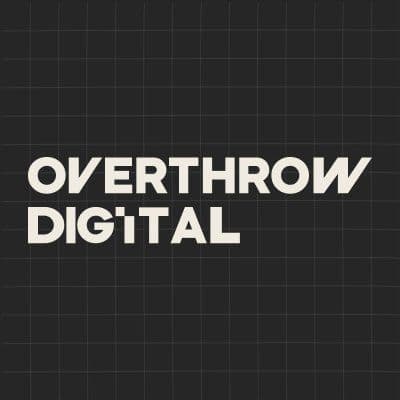 Overthrow Digital color logo
