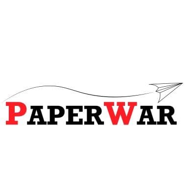 PaperWar color logo