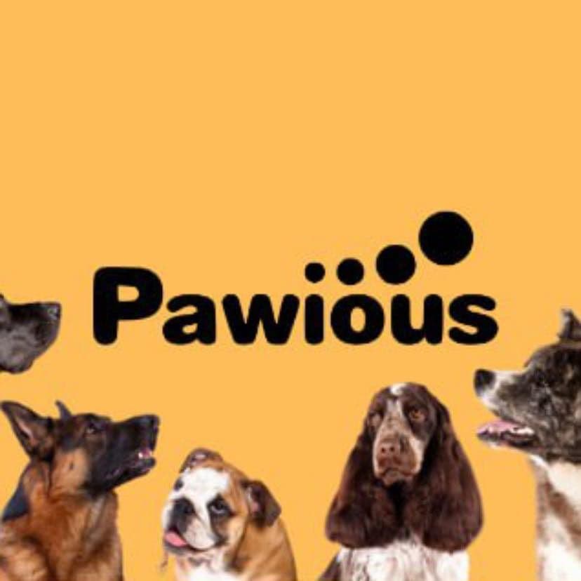 Pawious color logo