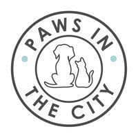 Paws in the City color logo