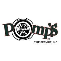 Pomp's Tire color logo