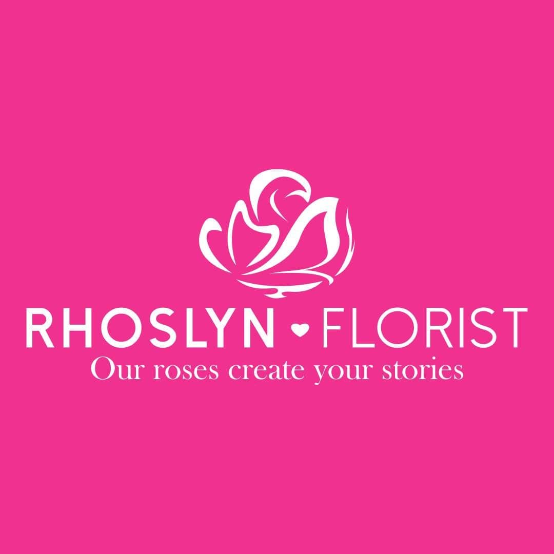Rhoslyn Florist Pelham Bay color logo