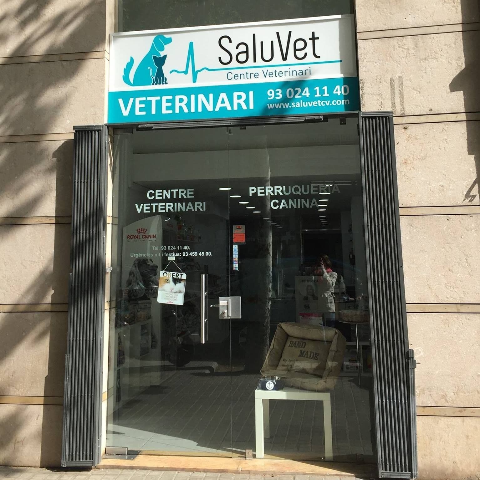 SaluVet Centre Veterinari color logo