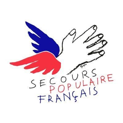 Secours populaire color logo