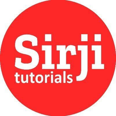 Sirji Tutorials color logo