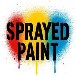 Sprayed Paint Graffiti Art Collection