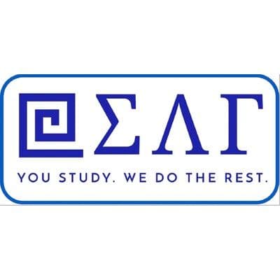 Student Living Greece color logo